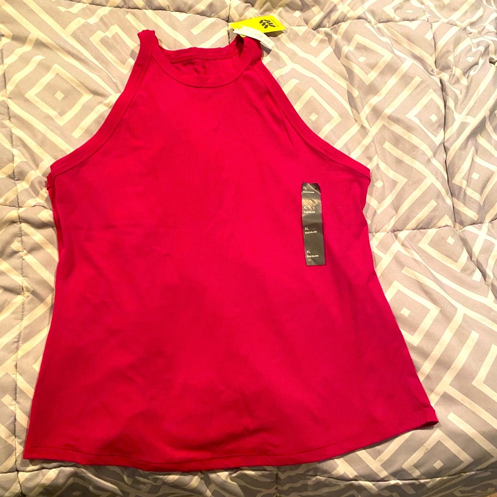 Performance material tank top